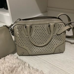 Rag and Bone Perforated Small Flight Satchel